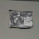 WDIRARA Women's Hollow Out Knot Front One Piece Swimsuit Tropical Palm Tree Print Swimwear Bathing Suit (Medium, Black and White)