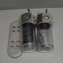 simplehuman Wall Mount Pumps, Twin 15 fl. oz. Shampoo & Soap Dispenser, Stainless Steel (Double)