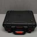 Starlink Mini Case- IP67 Waterproof Starlink Mini Hard Case with Portable Strap- Precision Cut Foam for Starlink Satellite Dish and Accessories- Storage Bag for Travel Outdoor Camping Hiking (Black)