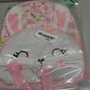 KK CRAFTS Preschool Backpack Toddler Neoprene Animal Schoolbag Lunch backpack for Kids Boys Girls(Floral Rabbit)
