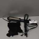 24K Gold Thermal Brush, Blowout Long Lasting Look Curling Brush, 30s Fast Heated Round Brushes 1.5" Makes Hair Smoother Get Natural Curls, 5 Temp Settings, Universal Voltage for Travel, Easy to Use