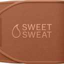 Sweet Sweat Waist Trimmer Toned Series - Premium Sweat Enhancing Fitness Belt for Women & Men - 5 Adjustable Sizes (Small, Clay)