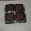 Serving Set: Plastic Imitated Wood Serving Tray & 4 Snack Boxes with Lid, Ideal for Home, Party & Birthday