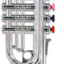 Bontempi 32 3831 4 Notes Silver Trumpet, 37 cm, Multi-Color, 38 cm