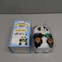 Talking Toy, Plush Panda Cute Sound Effects with Repeats Your Said Voice, Best Buddy for Kids Gift (Black White)