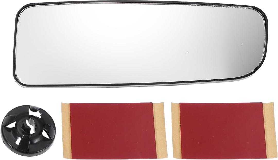 ACROPIX Car Rearview Right Passenger Side Lower Part Mirror Glass for Nissan Titan 2004-2015 with Backing Plate - Pack of 1