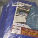 Large Waterproof Tarp - Heavy Duty 10 Mil Thick Poly Tarpaulin Ideal for Canopy Tents, Boats, RV or Pool Covers - Multipurpose Protective Tarps with Grommets for Indoor, Outdoor Use | 10' x 12', 2 Pack