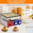 SICHI Mini Pancake Maker Machine with 550℉Heating and Timer Control, 25PCS Electric Commercial Dutch Pancake Baker with Nonstick,110V Dutch Pancake Cooker for Restaurant and Kitchen,Dessert Breakfast