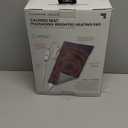 Calming Heat Massaging Vibrations Weighted Heating Pad by Sharper Image | Auto Shut-Off Feature, Gift for Holidays, Women & Men | 3 Heat, 9 Massage, 12 x 24, 4 lbs