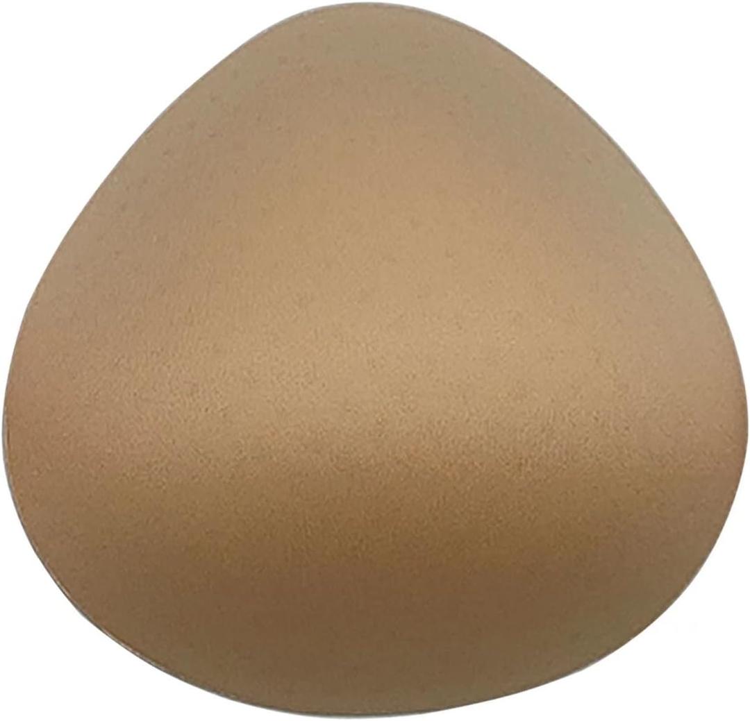 CYTMTZGA Cotton Mastectomy Breast Prosthesis Breast Forms Bra Insert Pads Light-weight Ventilation Sponge Boobs, Beige, Tr8XXL