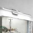 IZORRO Modern Bathroom Vanity Light 40 inch, Rotatable, 32W Dimmable Led Bathroom Light Fixture Over Mirror, Chrome Vanity Light Bar (Cool White 6000K)