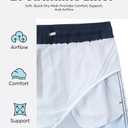 CoozySphere Men's Swim Trunks 9 Inch Bathing Suit Board Shorts with Pockets Swimming Swimsuit Beach Shorts M