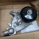 AW6009 Water Pump with Thermostat Compatible with Chevrolet Silverado Suburban 1500 2500 3500 GMC Yukon XL Hummer H3 Cadillac Escalade Isuzu Saab 4.8L 5.3L 6.0L 6.2L V8 Replace OE 19253263