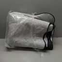 3x12ft Long Hallway Runner Rug - Non Slip Washable Floral Floor Runner for Kitchen Entryway Bathroom，Boho Low Pile Thin Rubber Backed Scalloped Carpet Runner (Black, 3x12)