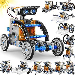 Bottleboom STEM 13-in-1 Education Solar Power Robots Toys for Boys Age 8-12, Educational Toy Science Kits for Kids Experiment Robotics Set Birthday Gifts for 8 9 10 11 12 Years Old