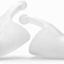 Flare Calmer | Ear Plugs Alternative | Daily Noise Relief | Sound Sensitivity | Stress Relief | No Muffling | Improve Wellbeing | Comfy, Reusable, Soft Silicone Earplugs | Soft Translucent