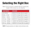BOX USA Shipping Boxes Small 11"L x 11"W x 9"H 25-Pack - Corrugated Cardboard Box for Moving, Mailing, Packing, Packaging and Storage