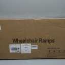 Portable Wheelchair Ramp 3FT, Non-Skid Aluminum Ramps for Wheelchairs for Home Steps, 800 LBS Capacity Handicap Ramp for Doorway, Threshold,Front Porch, Entry, Stairs 36" Lx 29.2" Wx2H