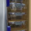 MFY 5-Pack 36 OZ Glass Storage Containers with Lids, Glass Meal Prep Containers Set, Airtight Lunch Containers with Lids, Microwave, Oven, Freezer and Dishwasher Safe, Gray (Grey)