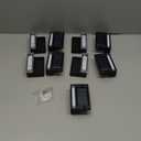 SOLPEX Solar Fence Lights, 6 LEDs Solar Lights Outdoor Waterproof Solar Powered for Deck, Stair, Front Porch, Balcony, Walkway, Garden, Yard, Patio, Pool Decor, IP65 Waterproof (9 Pack, Warm White) (Black)