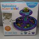 Dinosaur sit and Spin Toys for Toddlers 1-3, 360 Sit and Spin with LED & Music, sit n Spin Toys for Toddlers 2-4 Toddler Toy Age 2 3 4, Birthday Gifts, Big Kids Toy for 3 Year Toddler