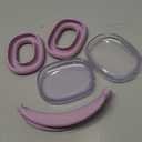 Headset Ear Cup Cover Replacement Set | Silicone & PE Cushions with Hairband | Comfortable Fit for Headphones | 10.50X9.00X1.70 Inch Purple
