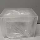 3PCS Clear Acrylic Food Container Lid Organizer for Rubbermaid Brilliance Nap-on Lids, Stackable Lid Holder Rack, Kitchen Storage Holder 4.7 Cup, 3.2 Cup, 1.3 Cup. 0.5 Cup Container, Holds 24 Lids