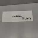 Delamu Cord Hider, Cord Covers for Wires on Wall, One-Cord Cable Hider, Self-Adhesive Wire Hiders Wire Covers for TV Cords on Wall, Easy Mount Cable Cover Management Kit, 6X W0.59 H0.4in, White