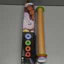 Adjustable Rolling Pin with Thickness Rings -17INCH Wood Dough Roller for Perfect Baking, Fondant & Cookies Ideal Rolling Pin for Dough & Cookie Decorating Supplies