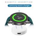 2 x New Watch Charger for Galaxy 3 4 5 Pro 6 Classic, Split and Detachable, with USB C to USB C Cable 3.3ft, Compatible with Galaxy Smart Watch 3 4 5 Pro 6 Classic Active1 2 (White)