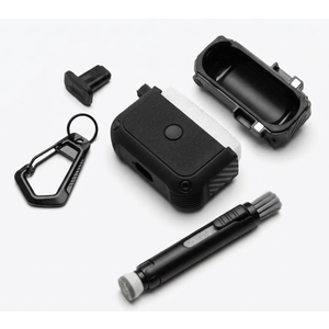 Airpods Case Cover With Keychain Black