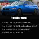 Cold Air Intake Kit with Heat Shield for BMW 335i F30/435i F32/M235i F22/M2 F87 N55 3.0T, Increases Horsepower & Torque, More Aggressive and Sporty Induction Sound