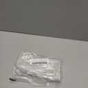 uxcell 6 Pcs Vinyl Fence Hooks, 2.4 x 6 Inch Powder Coated Metal Fence Hangers for Hanging Outdoor Lights Plants Bird Feeders, White