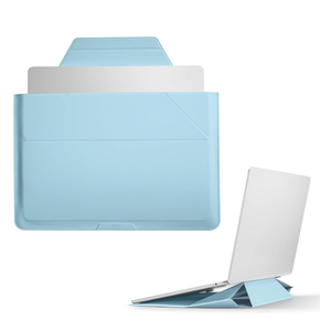 MOFT Laptop Carry Sleeve, 2-in-1 Laptop Bag & Stand for 16" MacBook Air/Pro & Dell/HP/Lenovo/Asus, Stylish Slim Computer Sleeve Bag with Expandable Storage for Computer Accessories, Soothing Mist