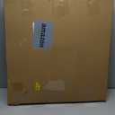 16 Inches Wooden Wall Clock with Retro Design, Large Round Wood Wall Clock with Big Arabic Numerals, Battery Operated Silent Non-Ticking Brown Wall Clock for Living Room, Kitchen, Bedroom.