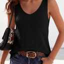 BTFBM Sweater Vest Women 2026 Spring Summer Sleeveless V Neck Sparkle Knit Basic Loose Fit Tank Tops Vacation Outfits (L)