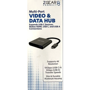 ZGEAR Multi-Port USB-C Data Hub