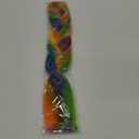 Braiding Hair Fiber Mix Four Silky Colorful Twist Braiding Hair Rainbow Colors Extensions Synthetic