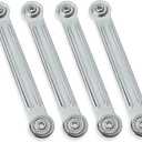 4/Pack Glider Bearing Arm Brackets Replacement Patio Glider Parts Rocker 9" Overall Length, 7-1/2" from Hole to Hole (9 Inch)