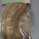 18 Inch Human Hair Weft Sew in Hair Extensions Real Human Hair Hand Tied Weft Hair Extensions Color 12/613 Golden Brown to Bleach Blonde Highlight Human Hair Bundles Straight Remy Hair Wefts 100 Gram