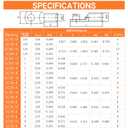 Kuject 220PCS Tinned Copper Wire Lugs Kit AWG 2/0 1/0 1 2 4 6 8 Gauge, Heavy Duty Battery Cable Lug Ends, Ring Terminal Connectors Assortment with 110PCS 3:1 Heat Shrink Tubing