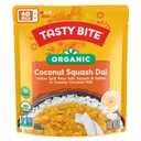 Tasty Bite Organic Coconut Squash Dal, 10 Ounce, Pack of 6, Ready to Eat, Microwavable Entree, Vegan (EXP 01/31/27)