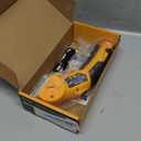 Saker Cordless Electric Scissors,Cardboard Box Cutter,4V Rechargeable Rotary Cutter with Safety Lock & LED Light,Cardboard Cutter for Cutting of Fabric, Leather, Carpet, Plastic, and More (Yellow 1 Blade)