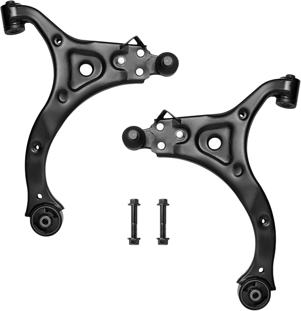 AUQDD 2Pc Suspension Front Lower Control Arm and Ball Joint Assembly Compatible With 2006-2014 K-ia Sedona /2007-2010 Hy-undai Entourage (Replace # CMS901037 CMS901038 545004D101 545014D101)