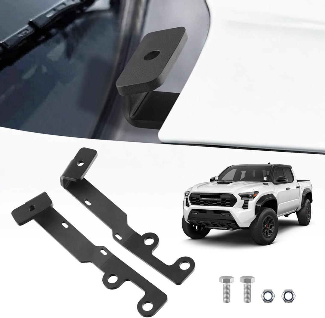 Ditch Light Bracket Compatible with Toyota Tacoma 2024 2025, LED Light Mount Brackets Compatible with Toyota Tacoma Accessories 2024+ (Black)