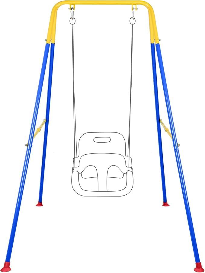 Baby Swing Stand, Foldable Swing Stand for Backyard Indoor & Outdoor