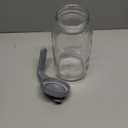 64OZ Glass Pitchers with Lid, Wide Mouth Water Jugs, Leak-Proof Airtight Mason Jars for Cold Brew Coffee, Iced tea, Milk, Food Storage, Sun Tea   (Gray)