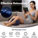 Foot Massager with Heat, Shiatsu Foot Massager for Plantar Fasciitis, Neuropathy, Leg & Feet Massage Care for Home, Office, Gadgets Relaxing Massage Tools Gifts for Mom, Dad, Dark Blue
