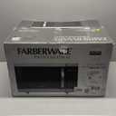 Farberware 1.1 Cu. Ft. Countertop Microwave Oven  1000 Watt Power, Auto Cook Settings, Defrost, Easy Clean and Child Safety Lock - Stainless
