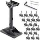 Yescom Starlink Mini Roof Mount Pivot Mounting Kit Heavy Duty Adjustable Tilt Angle Bracket with Pipe Pole Adapter Standard Dish Installation